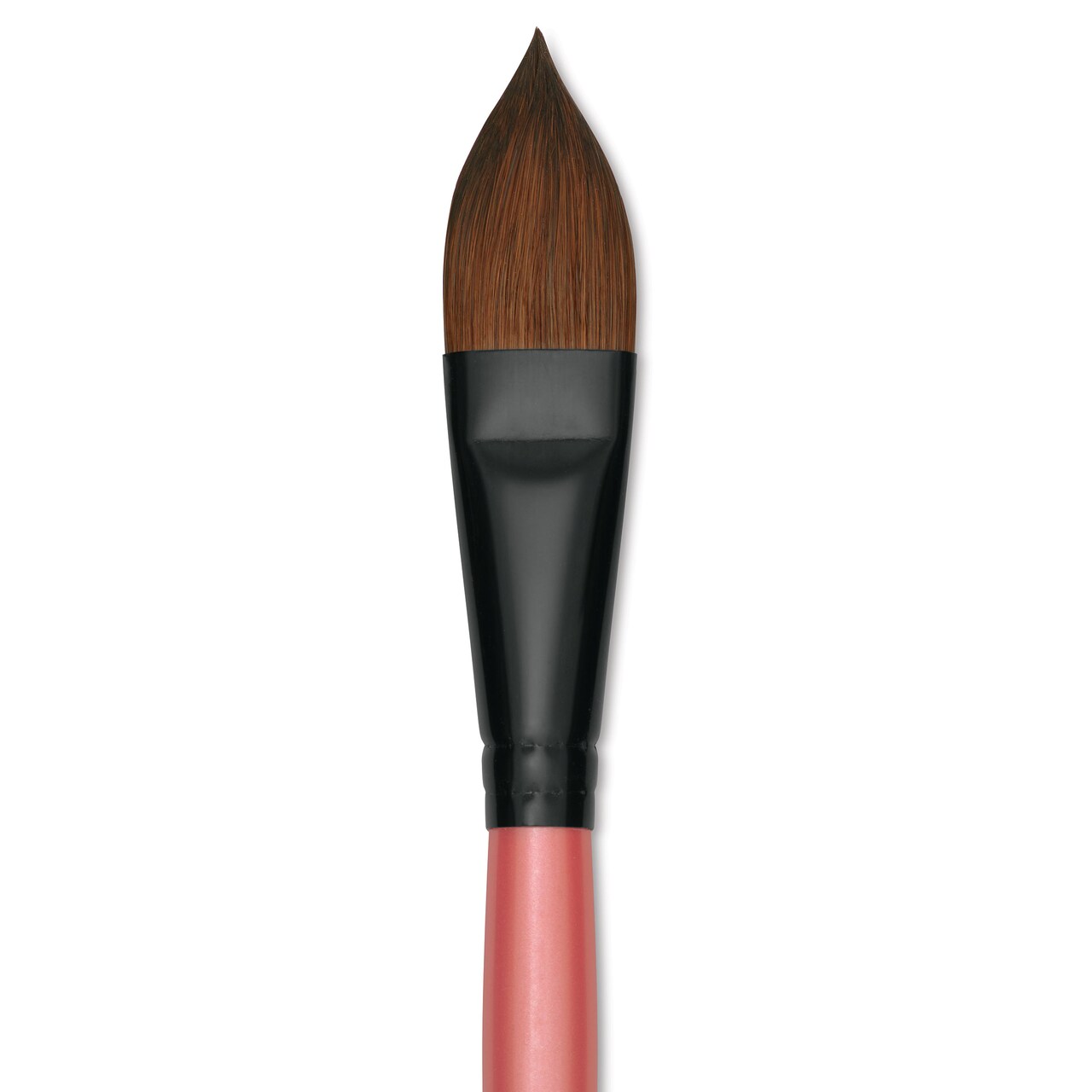 Dynasty Water Lily Watercolor Brush - Short Handle, Cat Tongue, Size 3/4"